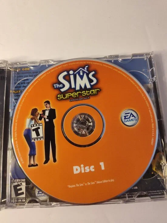 The Sims Superstar Expansion Pack 2 Disc PC CD-ROM Game - Picture 4 of 4